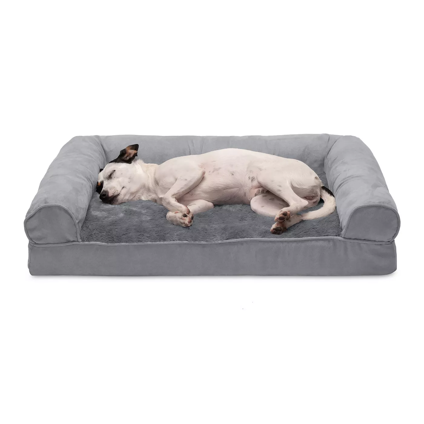FurHaven Plush & Suede Full Support Orthopedic Sofa Pet Bed