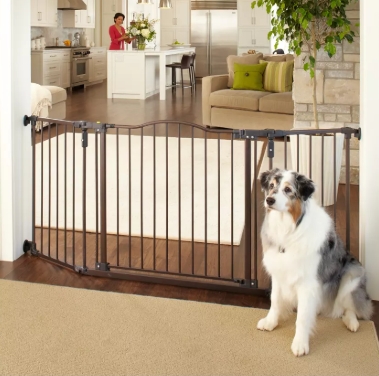 North States™ Windsor Extra-Wide Arch Pet Gate
