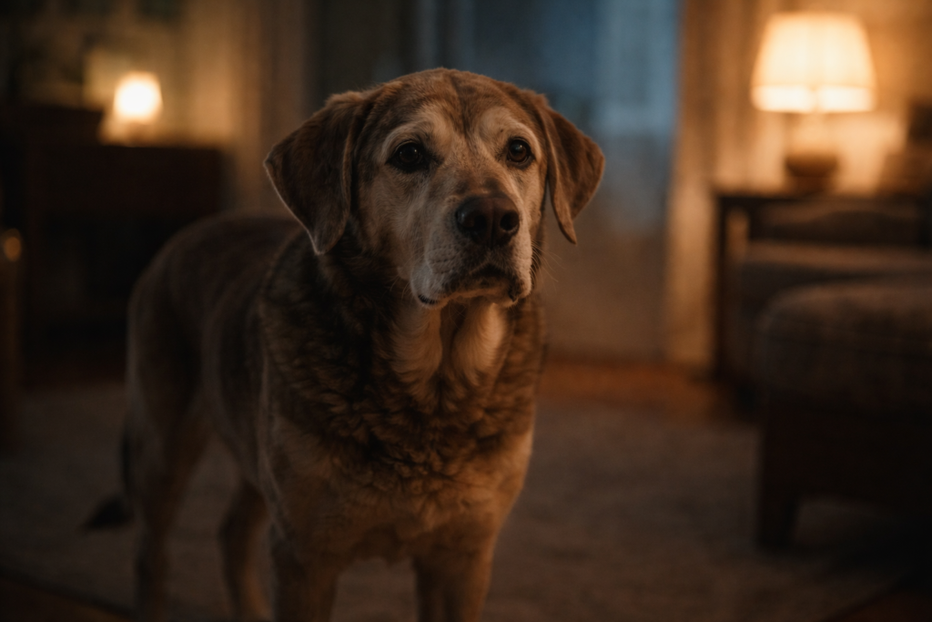 Why Senior Dogs Pace at Night (And How to Help Them Settle)