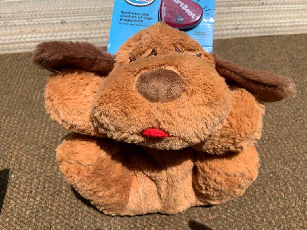 Snuggle Puppy Heartbeat Stuffed Toy for Pet Anxiety Relief